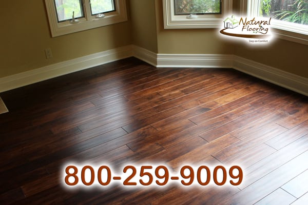 Hickory Gunstock handscraped engineered wood floor