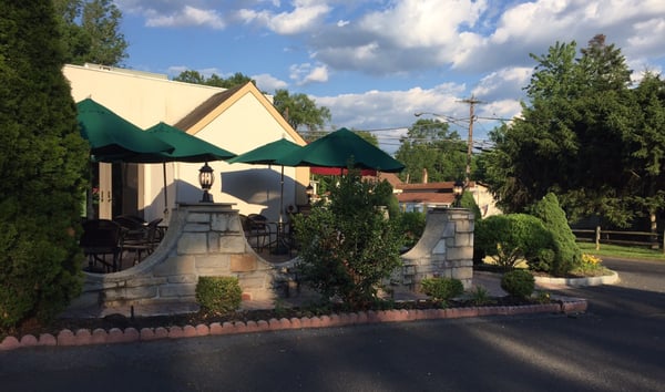 Nice evening for cocktails on the patio