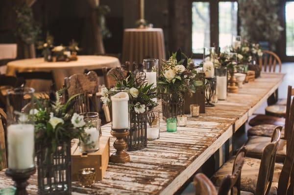 Rosenacker wedding table scape