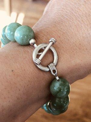 Gloria fixed my jade bracelet for $6!