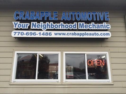 Call Crabapple Automotive for all of your automotive needs