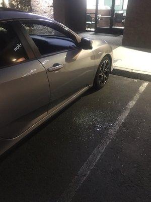 Car broken into 8/13