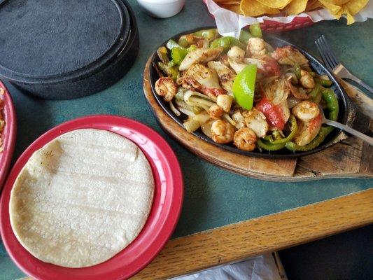 Seafood Fajitas