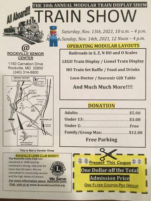 Rockville Lion's Club Model Train Show