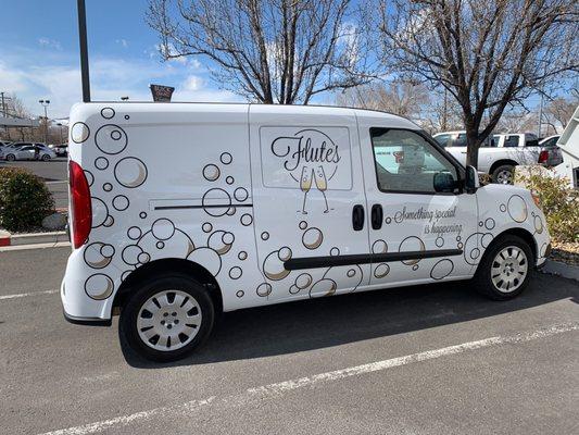 The Flutes Prosecco van