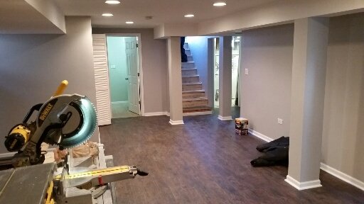 Basement remodel