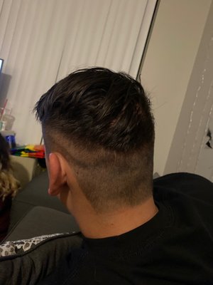 Poor excuse of a "low taper fade".