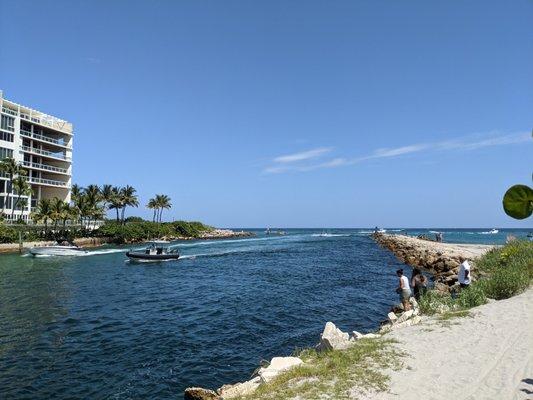 Looking out Boca Inlet