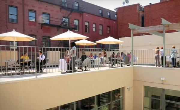 The Rooftop Terrace at the Smith Center for Healing and the Arts