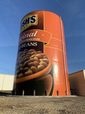 Bush's Best Baked Beans water tower wrap