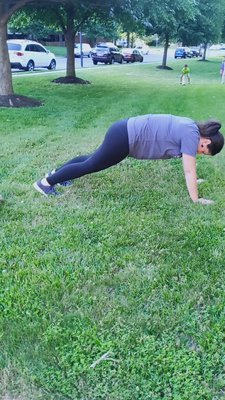 Push up plank