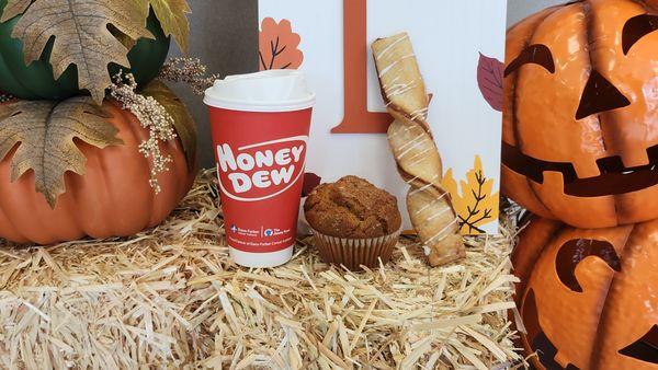 Pumpkin Spice Coffee, Pumpkin Sticks and Pumpkin Muffins!