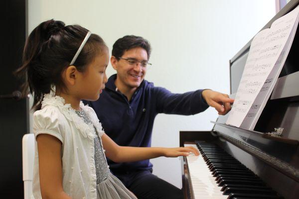 Our teachers make it joyful and fun while learning good techniques to play music