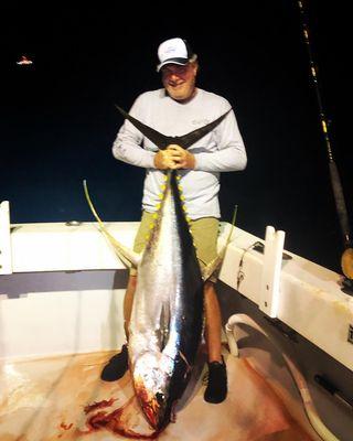 Yellowfin on a 30 hr.