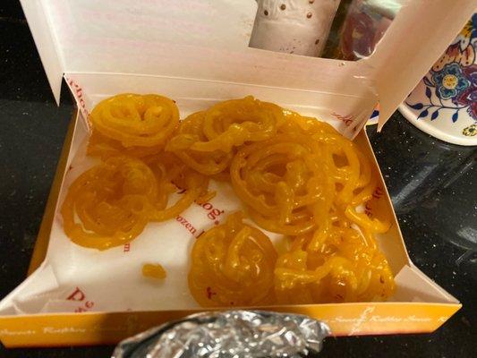 Soggiest jalebis ever