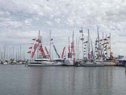 View of the show from the shoreline.