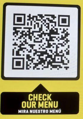 SCAN OUR MENU