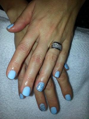 Gel mani for Easter from Rose