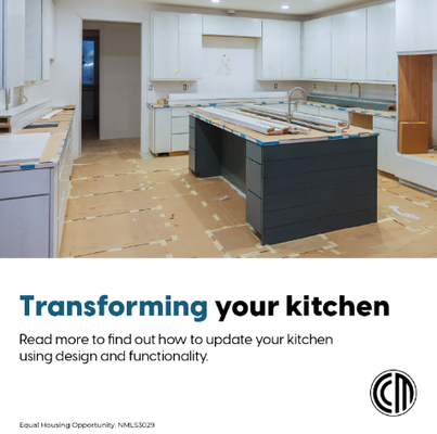 Want to Remodel your Kitchen or entire home, we have renovation loans for refinance or purchase!