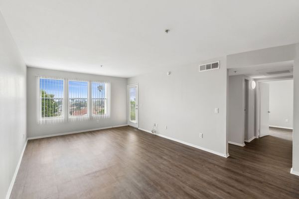 Vacant Apartment Living Room at Harvard Yard Apartments