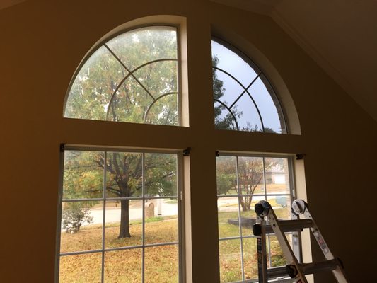 Stopping excess heat and light by installing Sun control window film on this prestige home.