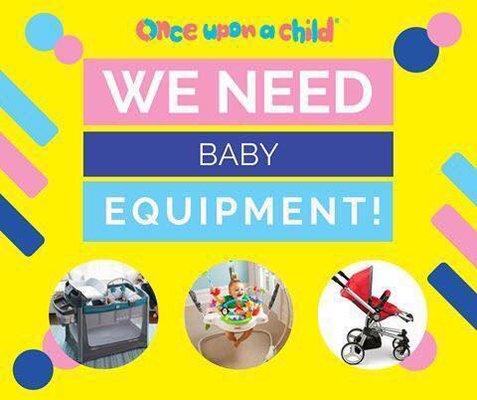 We pay cash for gently used baby equipment!