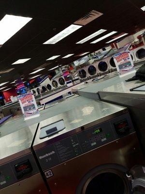 New laundromat. Nice if u like 94° room temperature