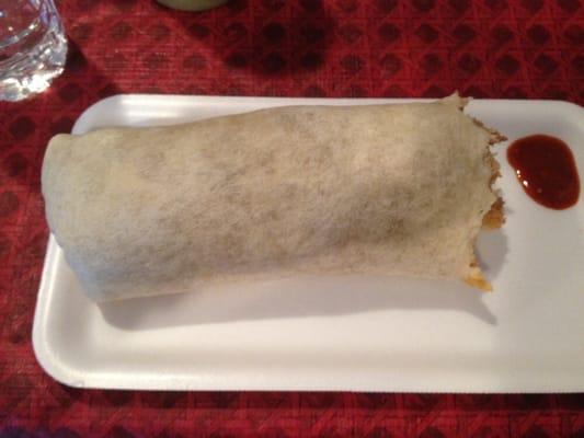 The Carnitas burrito is fantastic. Very reasonably priced.