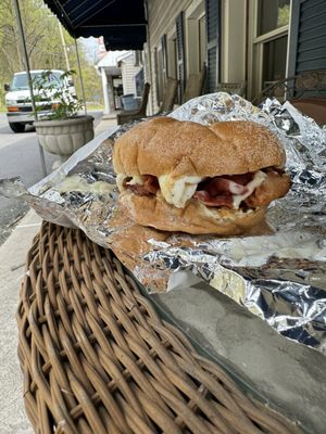 Sandwich and a view