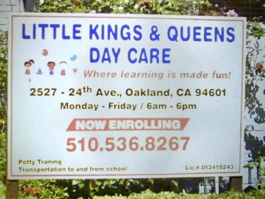 Little Kings & Queens Day Care