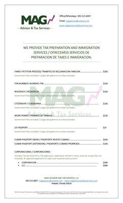 MAG Advisor and Tax Services