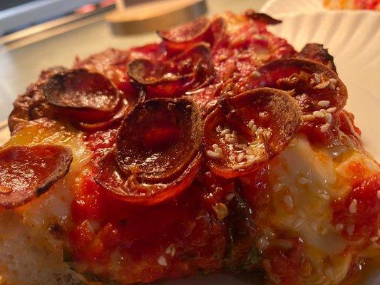 Spicy Pepperoni Square Pies