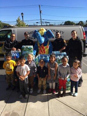 Middlesex County Sheriff Dept and some of our Little donators