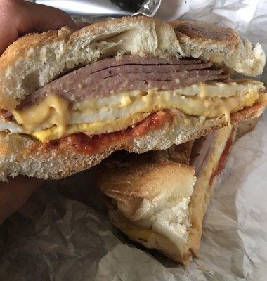 Taylor ham, egg, & cheese