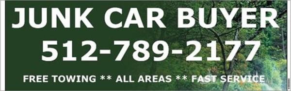 Please give us a call at 512-789-2177 and we will give you a free quote on your damaged, wrecked or salvage vehicle.