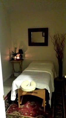 Massage Therapy room