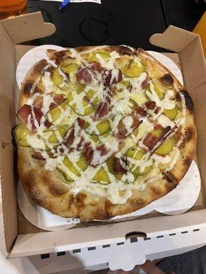 Pickle bacon ranch pie