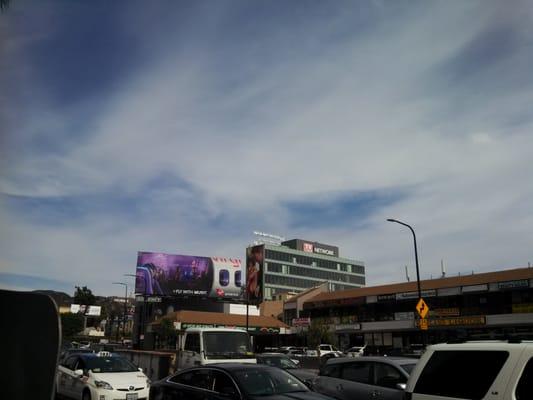 Exterior of TV Guide building in Hollywood