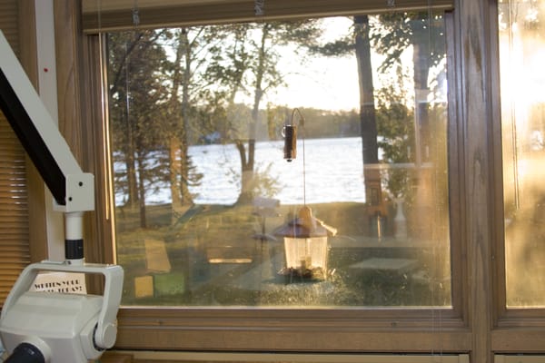 Every treatment room has a beautiful view of Sand Lake!