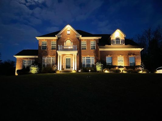 Highlight your home with custom landscape lighting!  Email info@theolco.com