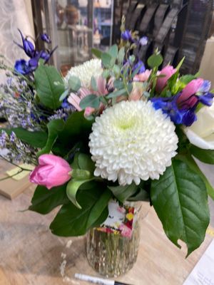 Stopped in to get a special bouquet.  Three employees/owner? were present. The flowers and the service exceeded my expectations.  Thank you