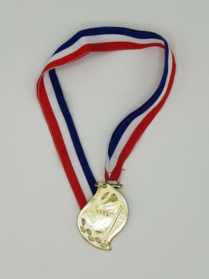 Laser engraved medal