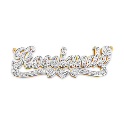 14K Gold Name pendant