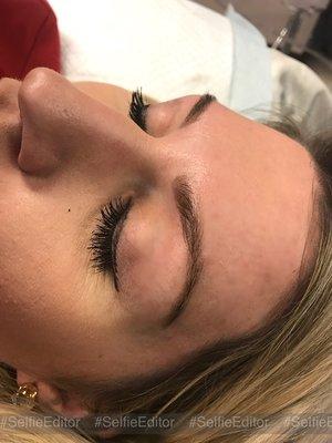 Brow shaping and tint