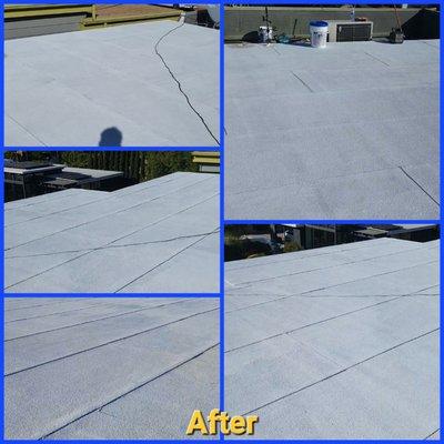 After coating application in Linda Vista, CA