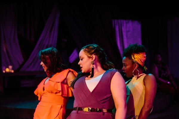 from the February 2019 production of FOR COLORED GIRLS WHO HAVE CONSIDERED SUICIDE/WHEN THE RAINBOW IS ENUF