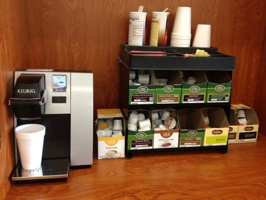 Theyve got Keurig w/ chai latte K-cups!