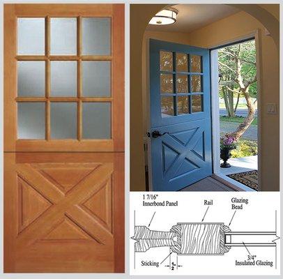 Quality Dutch doors at discounted price with factory guarantee! All doors made in the USA. We deliver to all cities in Southern California.