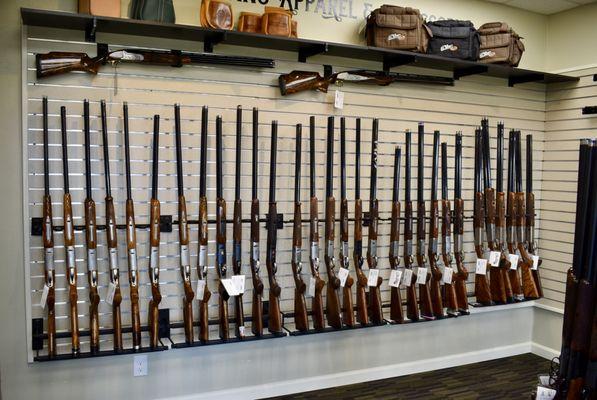 We sell pre-owned shotguns.