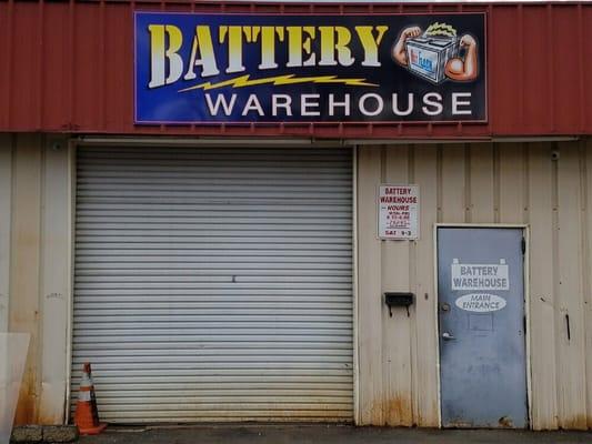 Battery Warehouse front door